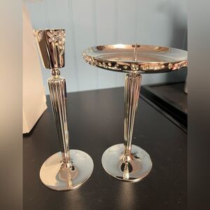 monique lhuillier royal Doulton 3 piece unity candle set